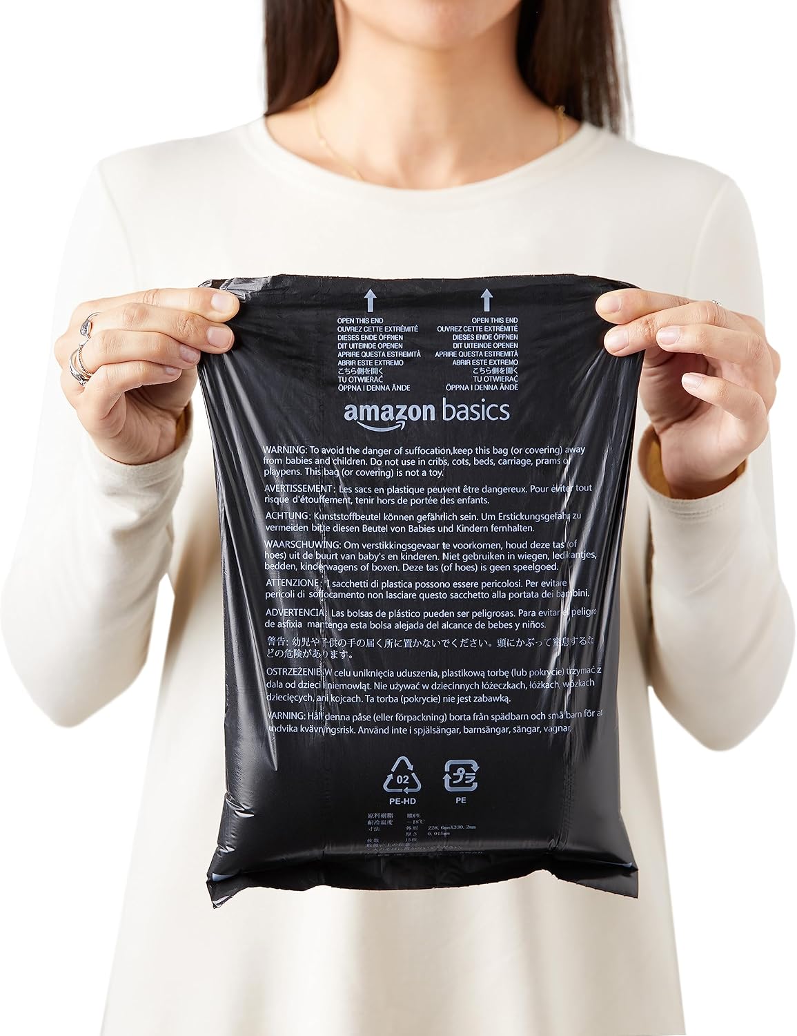 Amazon Basics Dog Poop Bags, 300 Count - Alternate angle