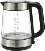 Amazon Basics Electric Kettle, 1.7L, Glass