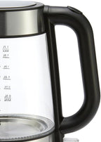 Amazon Basics Electric Kettle, 1.7L, Glass - Alternate angle
