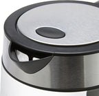 Amazon Basics Electric Kettle, 1.7L, Glass - Size reference