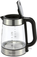 Amazon Basics Electric Kettle, 1.7L, Glass - In use