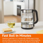 Amazon Basics Electric Kettle, 1.7L, Glass - Packaging