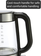 Amazon Basics Electric Kettle, 1.7L, Glass - Feature highlight