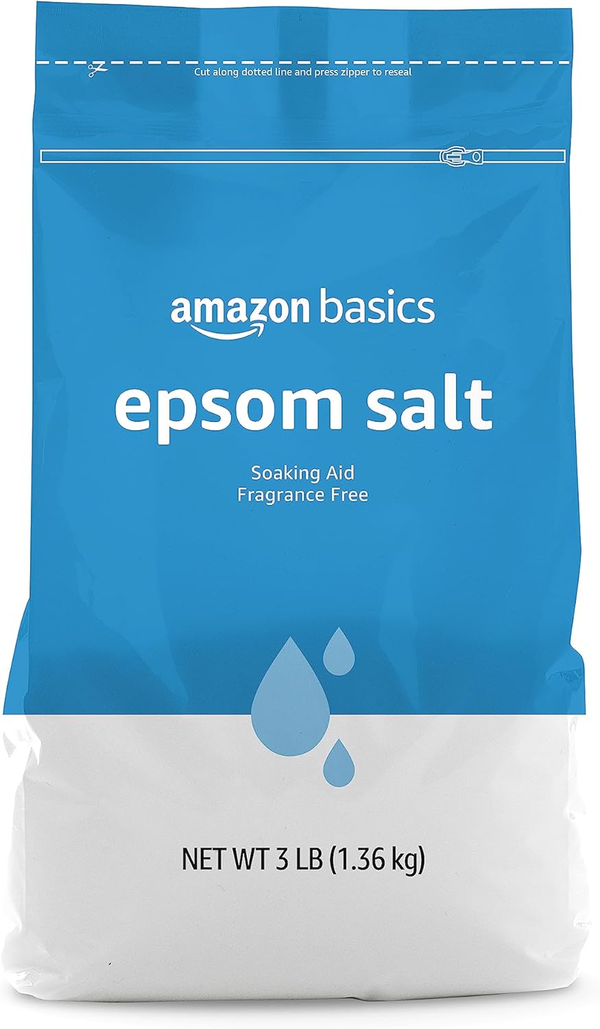 Amazon Basics Epsom Salt Soak, 3 lb