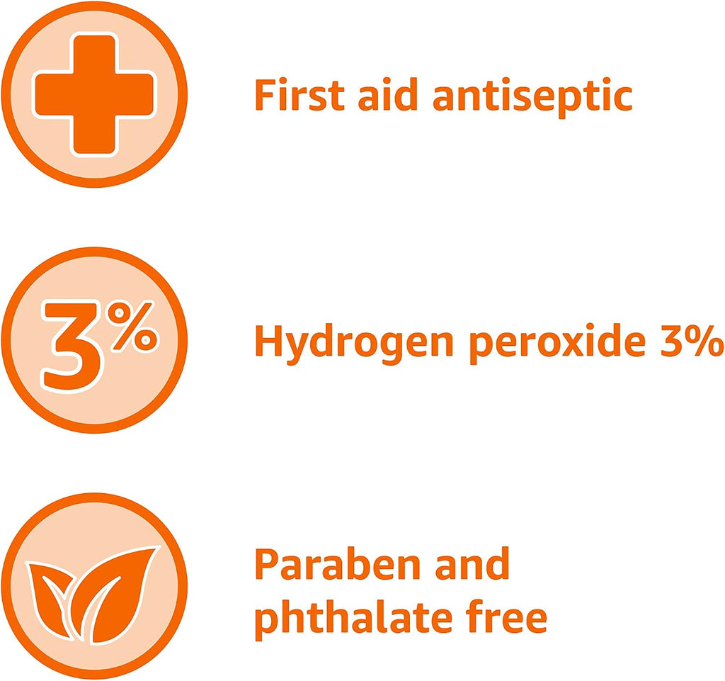 Amazon Basics Hydrogen Peroxide, 32 Fl Oz - Size reference