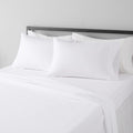 Amazon Basics Queen Sheet Set, White