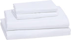 Amazon Basics Queen Sheet Set, White - Alternate angle