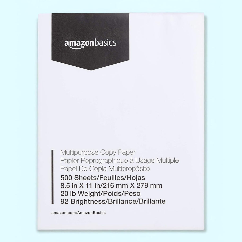 Amazon Basics Copy Paper, 500 Sheets