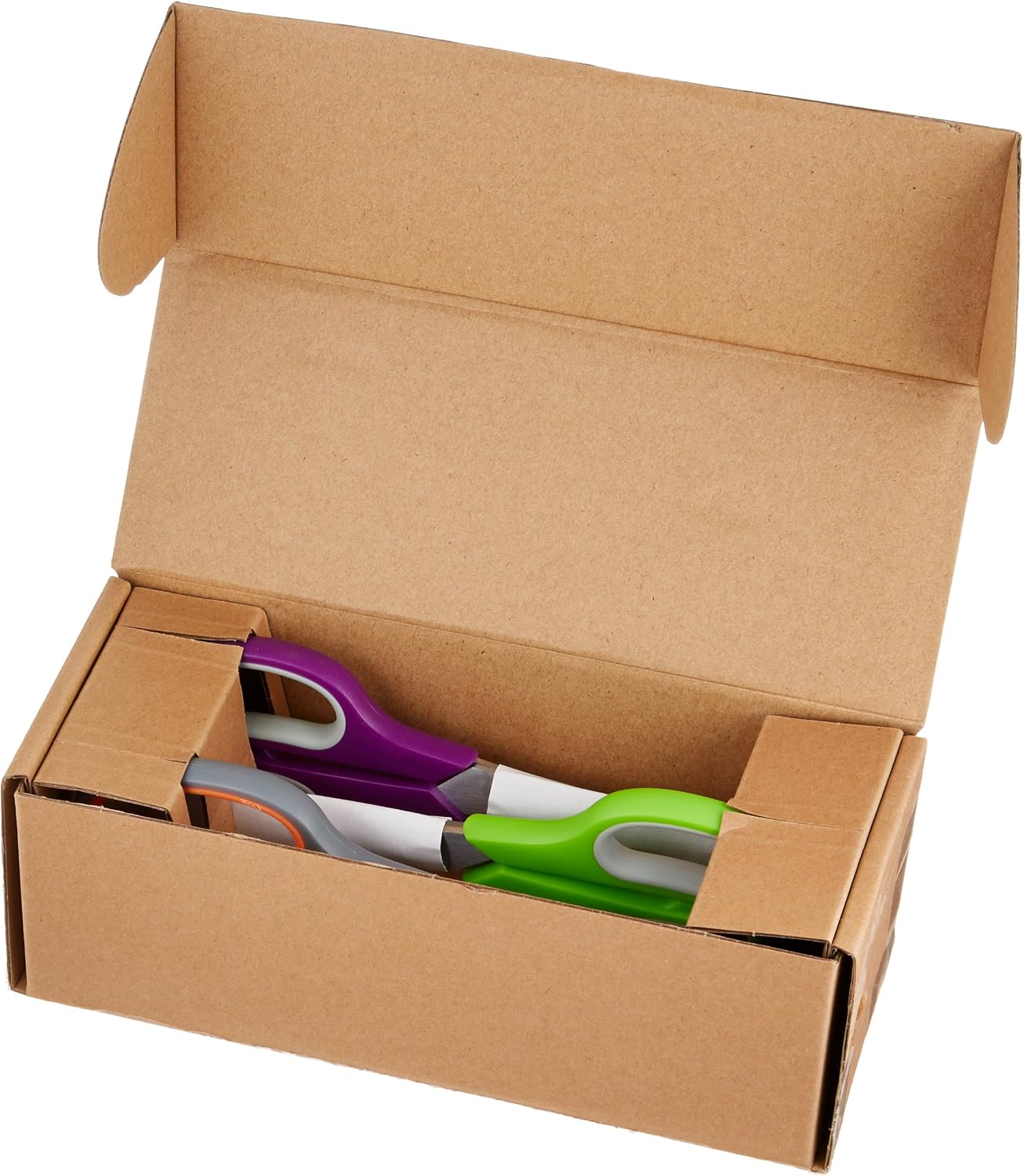 Amazon Basics Scissors, 3-Pack - In use