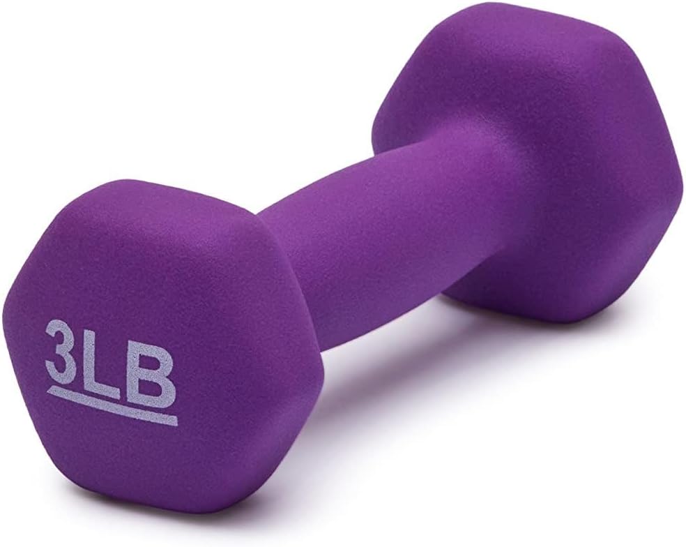 Amazon Basics Neoprene Dumbbells - Detail view
