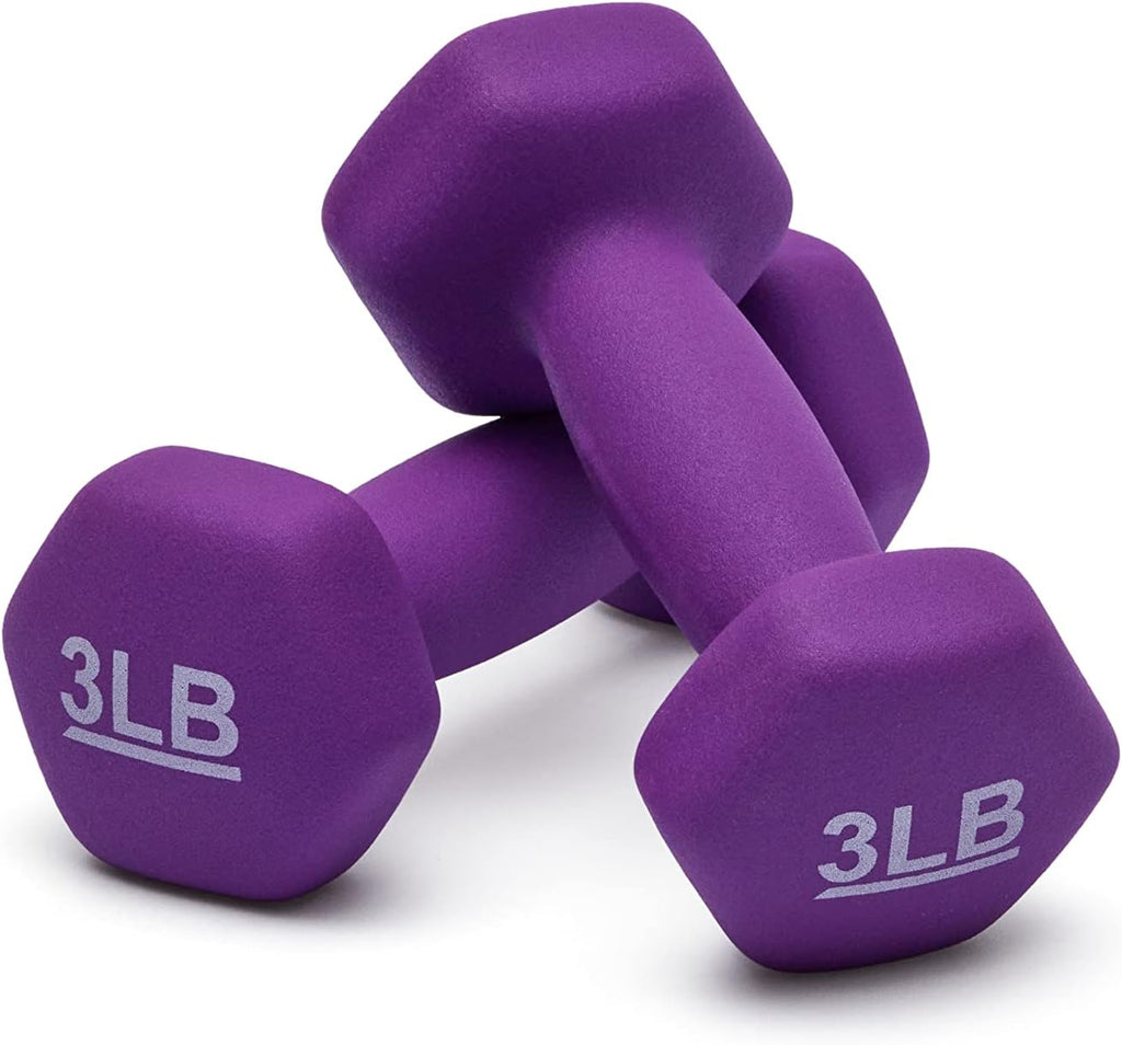 Amazon Basics Neoprene Dumbbells - Alternate angle
