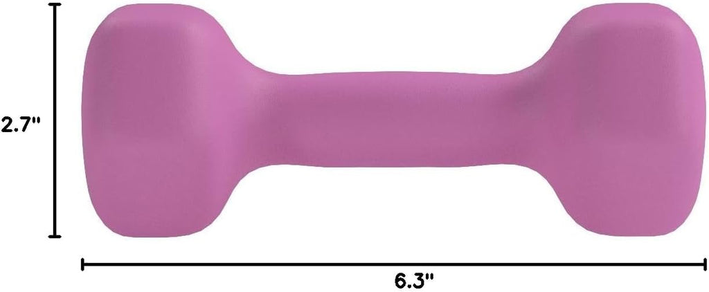 Amazon Basics Neoprene Dumbbells - Size reference
