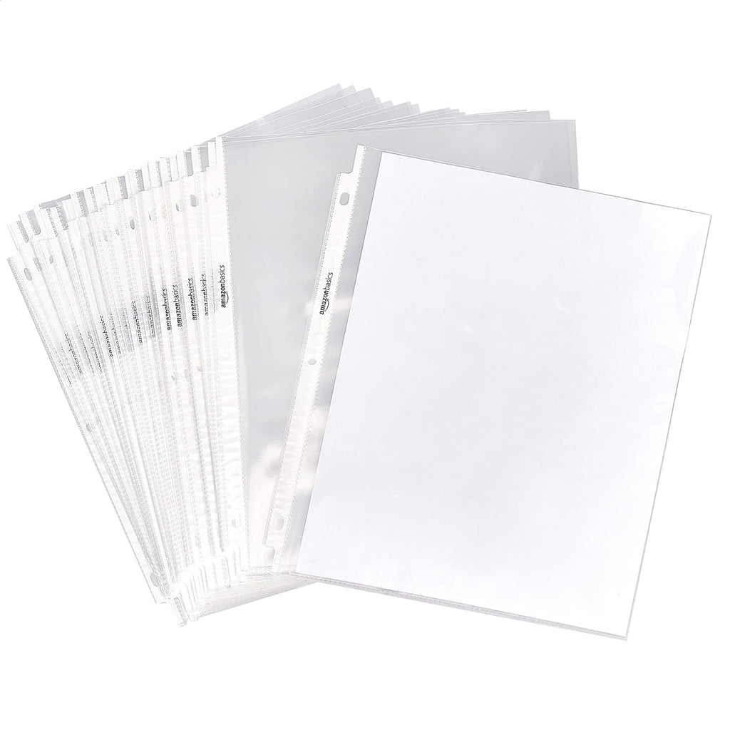 Amazon Basics Sheet Protectors, 100-Pack