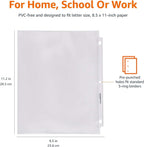 Amazon Basics Sheet Protectors, 100-Pack - Alternate angle