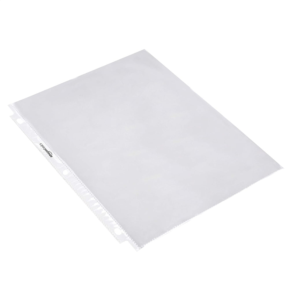 Amazon Basics Sheet Protectors, 100-Pack - Close-up