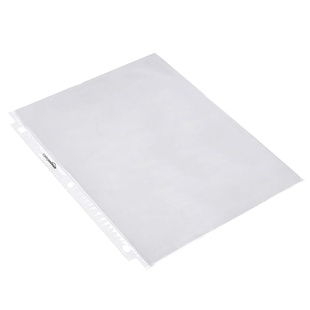 Amazon Basics Sheet Protectors, 100-Pack - Close-up