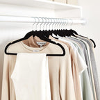 Amazon Basics Velvet Hangers, 30-Pack - Close-up