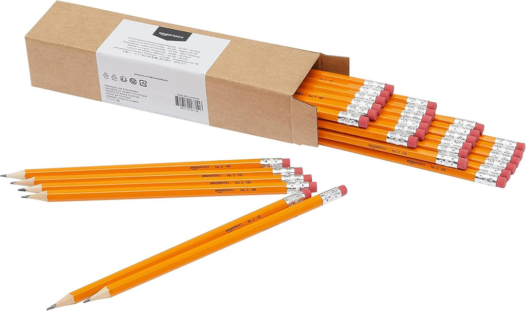 Amazon Basics HB Pencils, 30 Count
