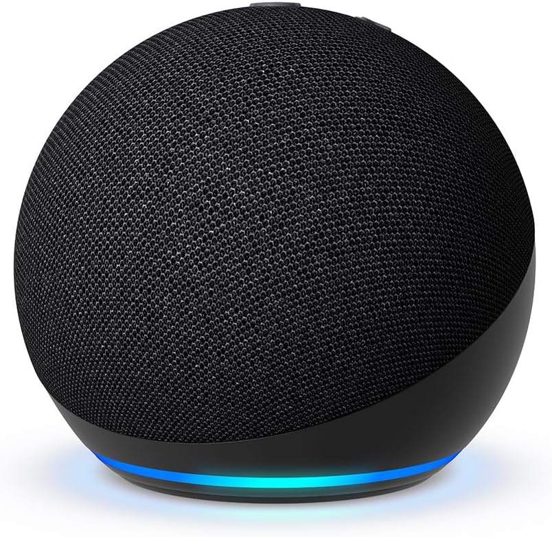 Echo Dot Smart Speaker, Charcoal - Detail view