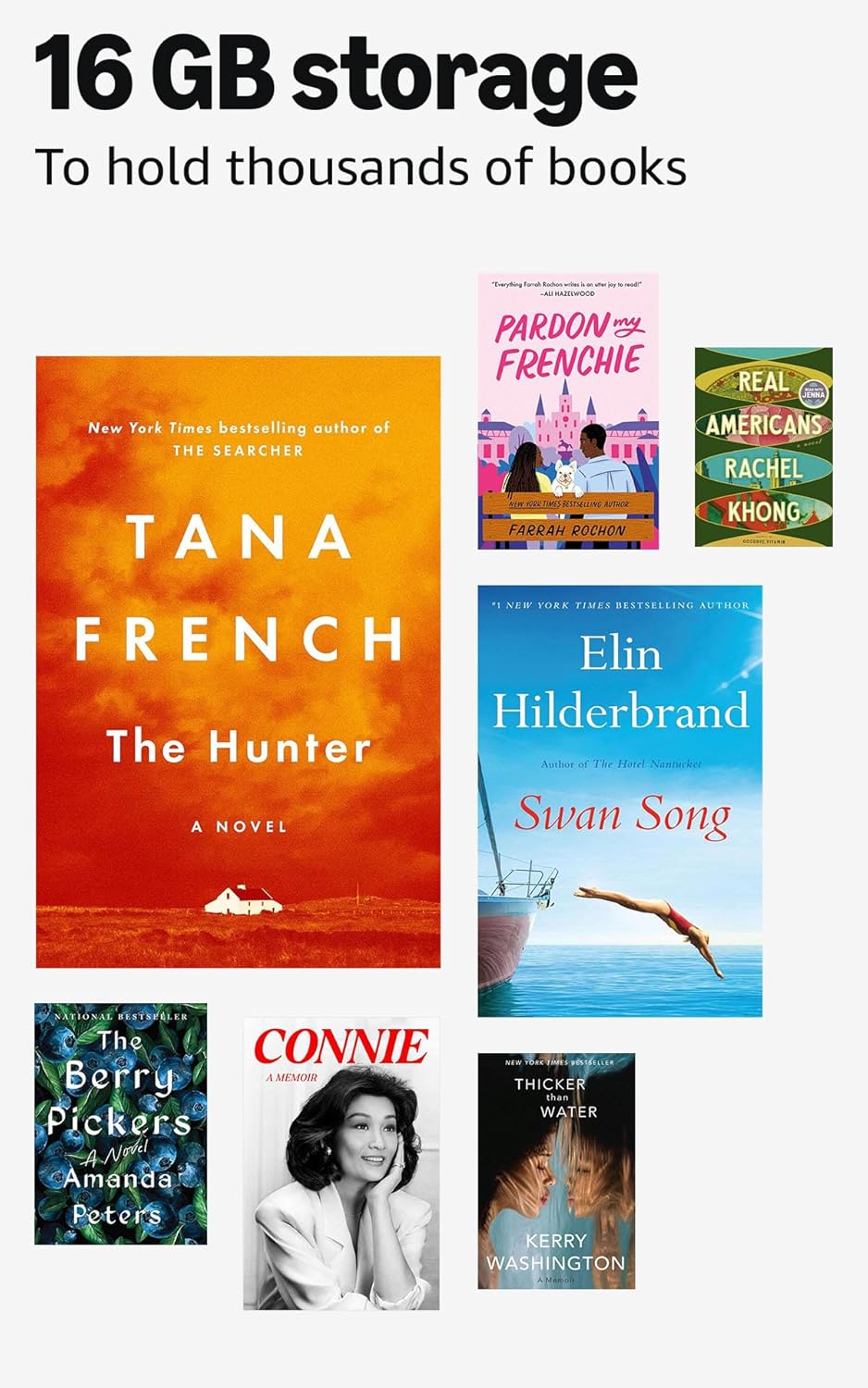 Kindle 16 GB E-Reader, Matcha - In use