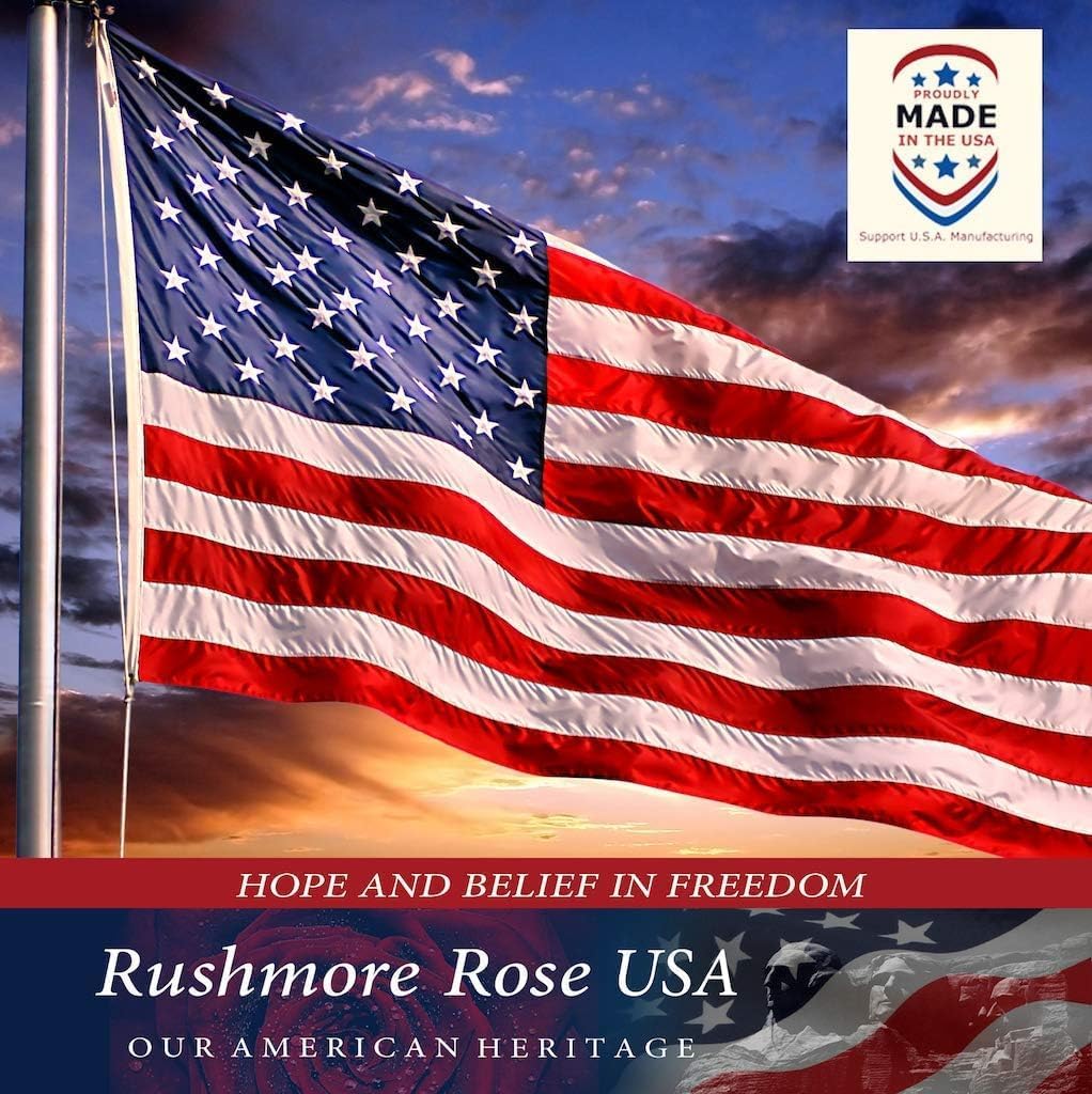 American Flag 3x5 Ft Heavy Duty Outdoor, Made in USA - Packaging