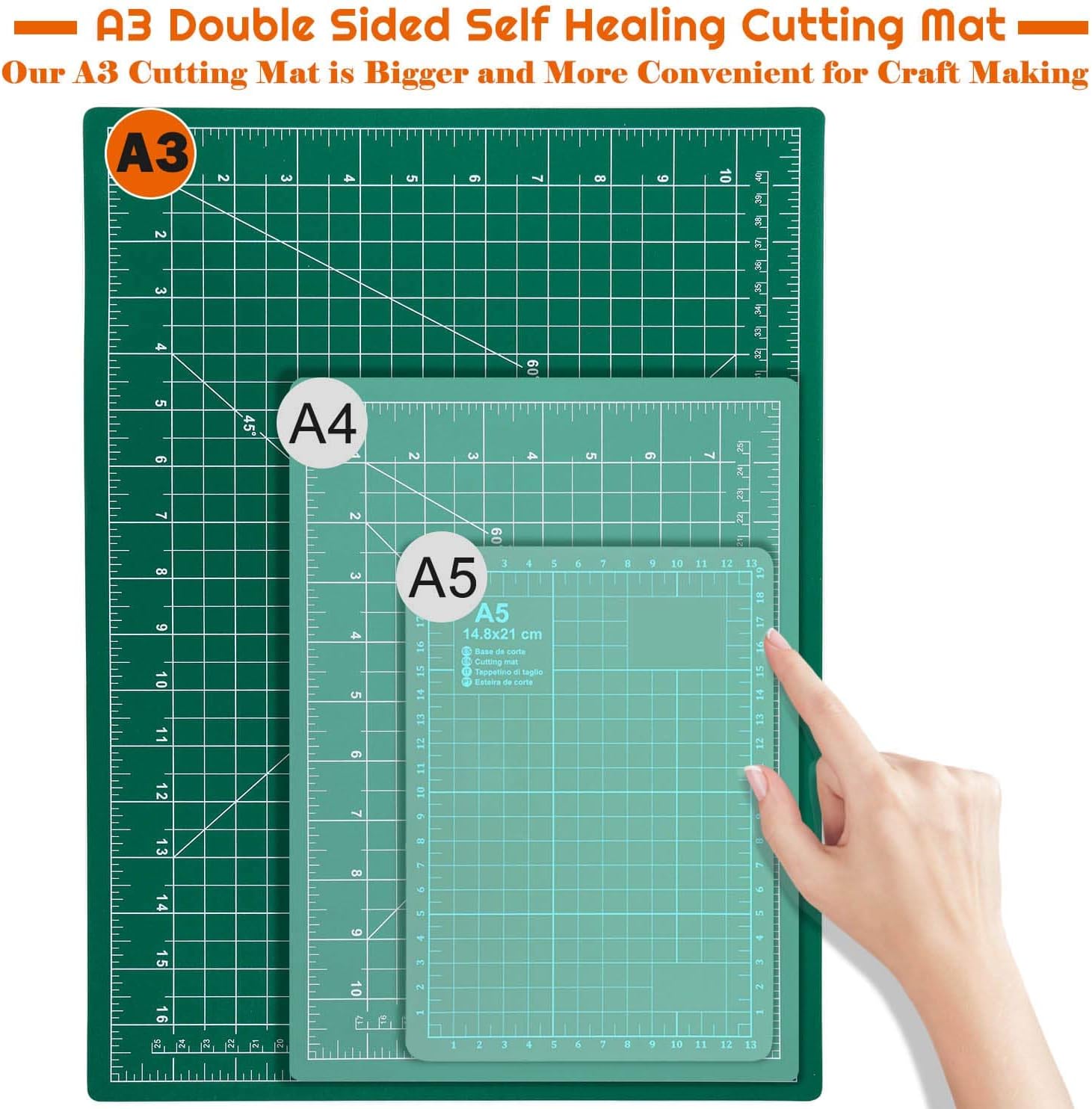 anezus Self Healing Sewing Mat, 12 x 18 Inch - Detail view