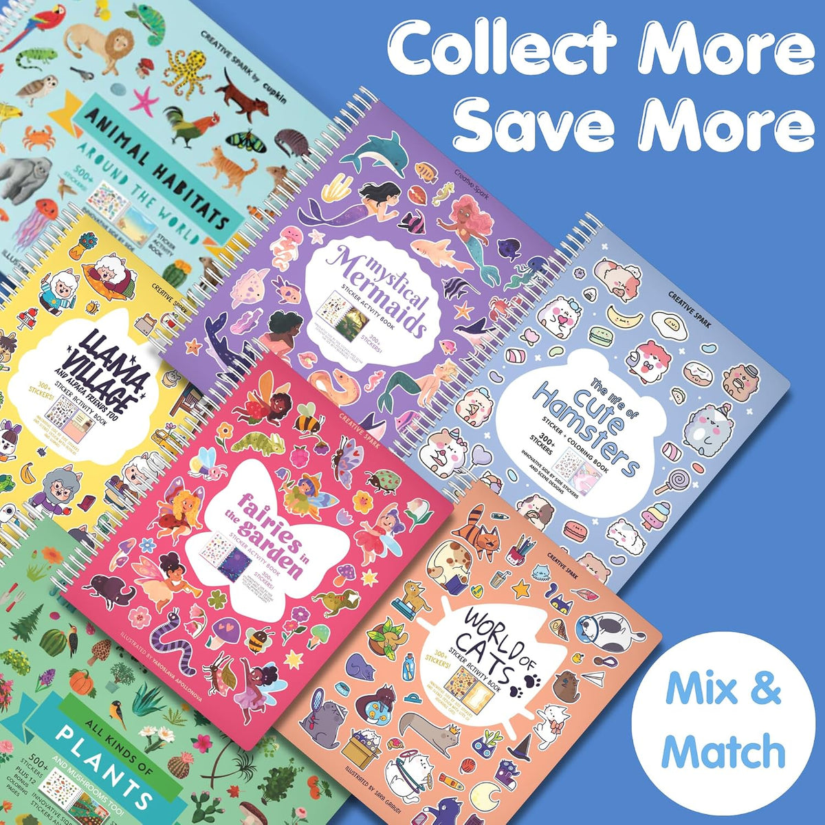 Kids Sticker Book 500+ Stickers by Cupkin - Detail view