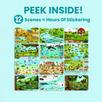 Kids Sticker Book 500+ Stickers by Cupkin - In use