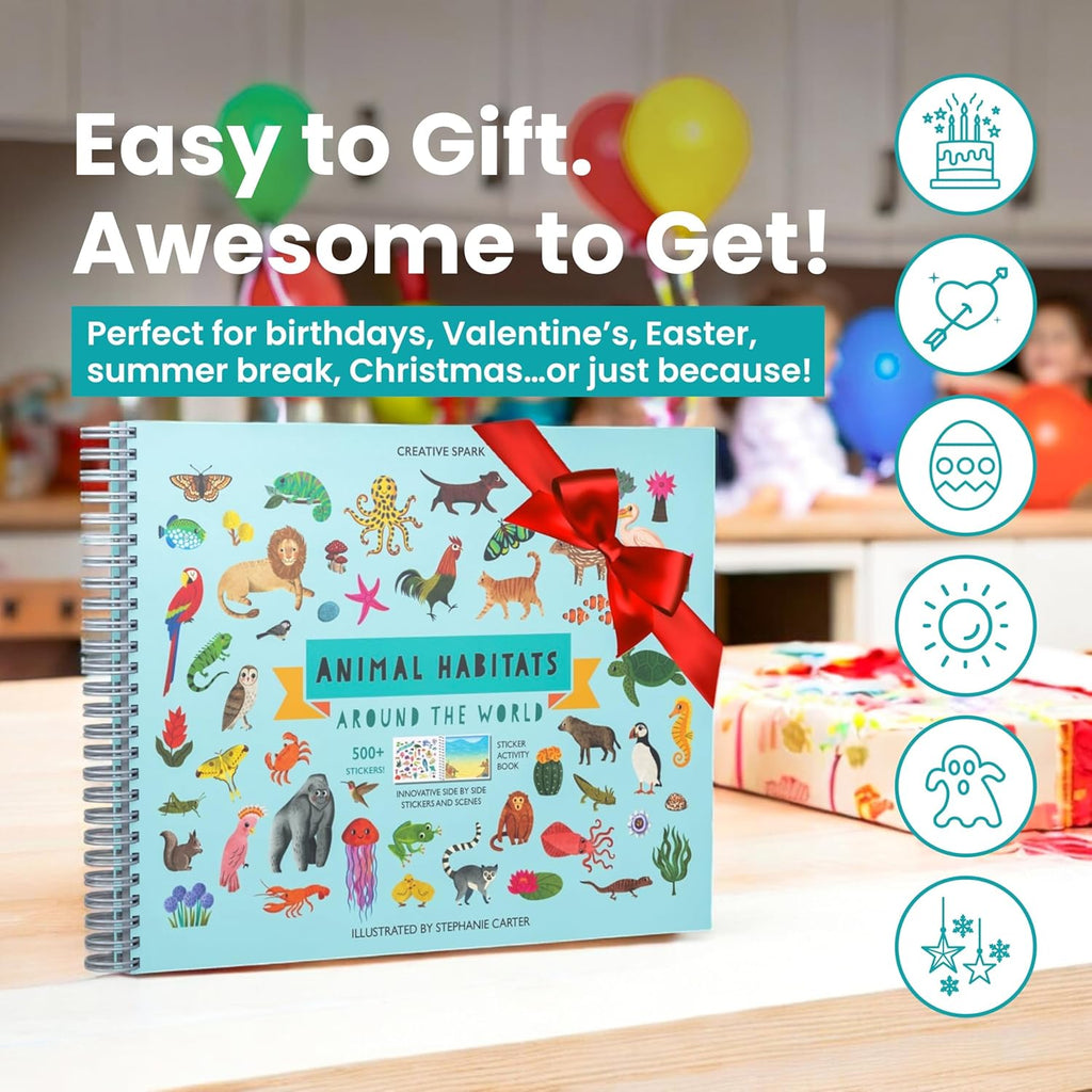Kids Sticker Book 500+ Stickers by Cupkin - Packaging