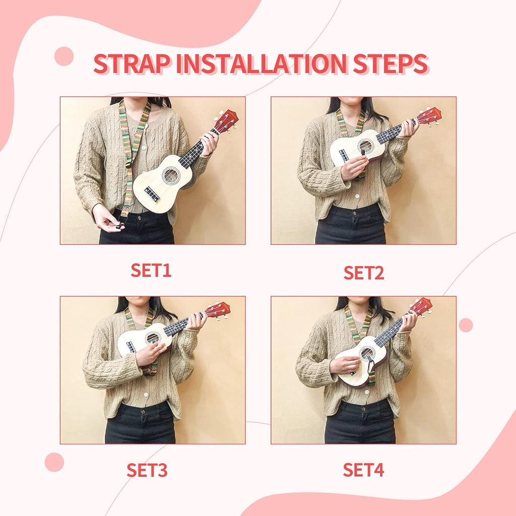 AODSK Soprano Ukulele for Beginners, 21 Inch - Packaging
