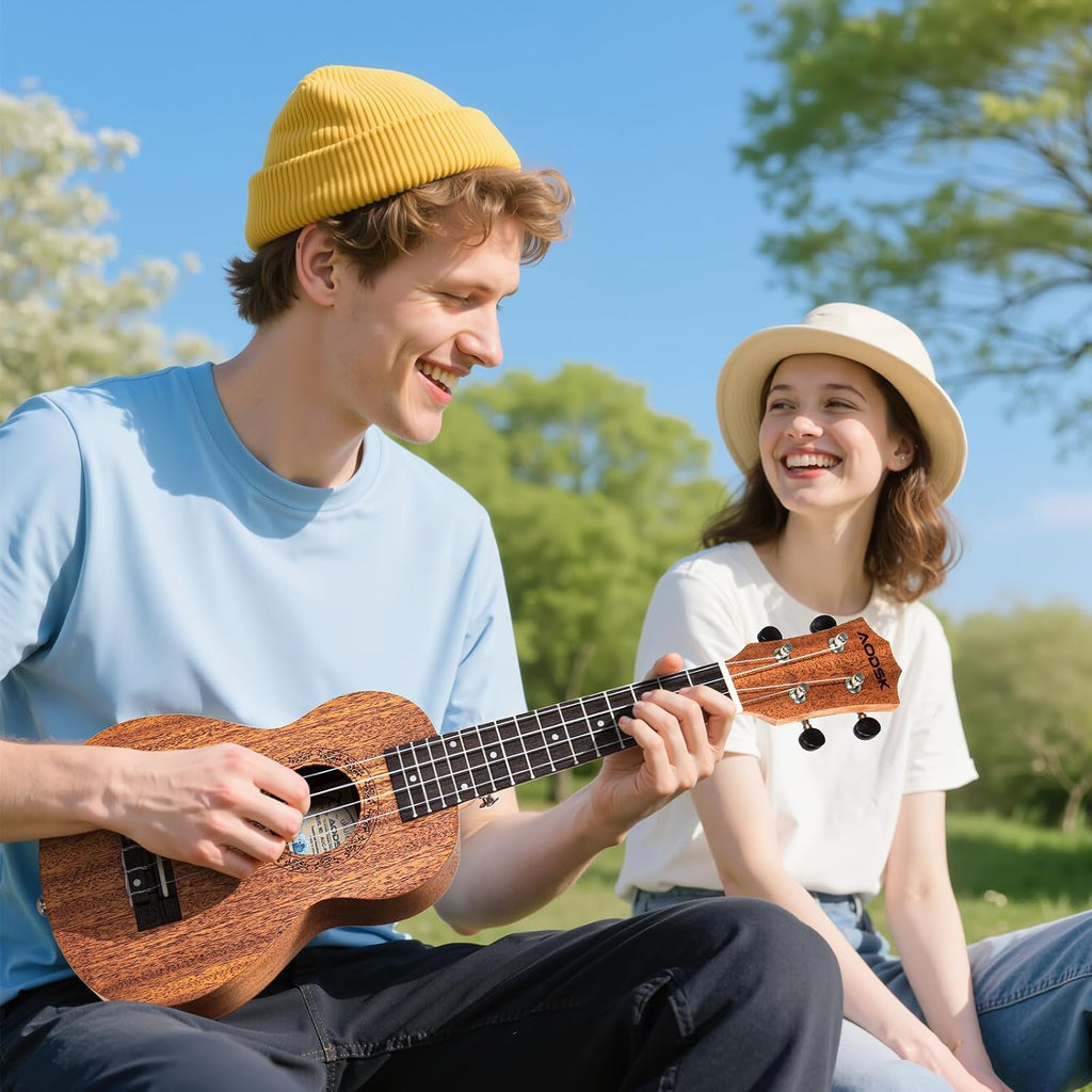 AODSK Soprano Ukulele for Beginners, 21 Inch - Additional view