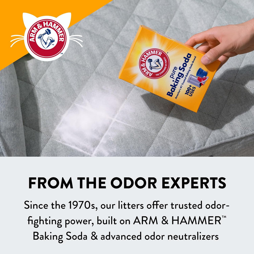 Arm & Hammer Slide Platinum Cat Litter, 18 lbs - In use