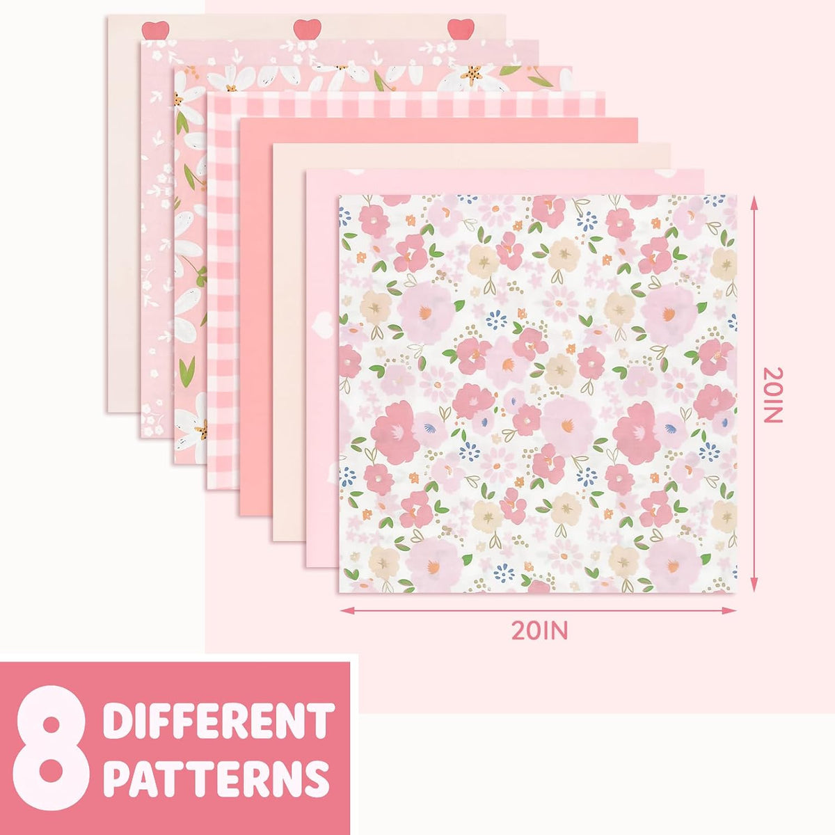 Aubliss 8-Pack Fat Quarter Fabric Bundles - Detail view