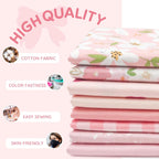 Aubliss 8-Pack Fat Quarter Fabric Bundles - Alternate angle