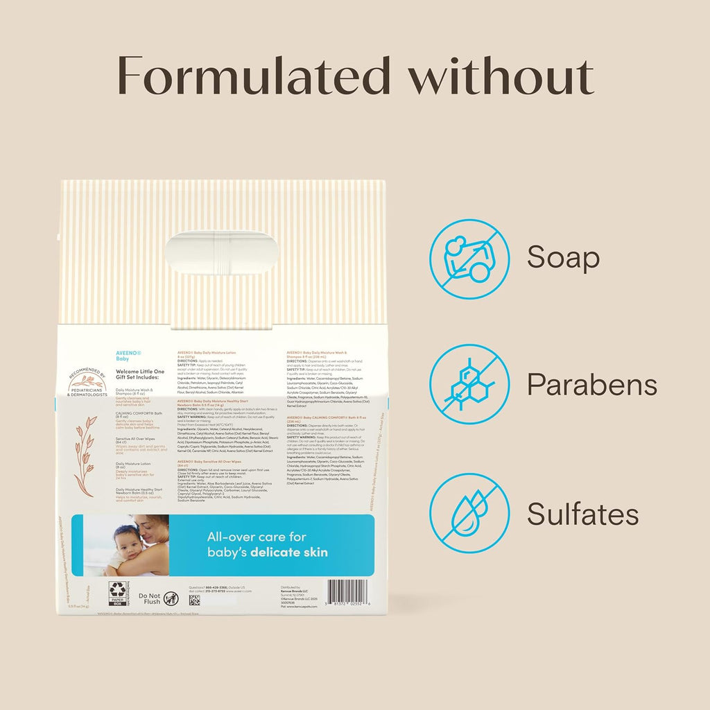 Aveeno Baby Welcome Little One Gift Set - Feature highlight