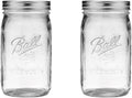 Ball Wide Mouth Mason Jars, 32 oz, 2-Pack