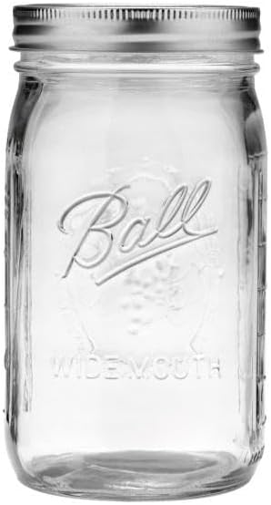 Ball Wide Mouth Mason Jars, 32 oz, 2-Pack - Detail view