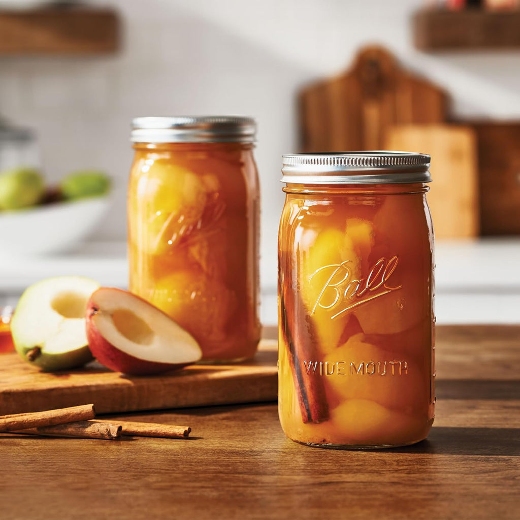 Ball Wide Mouth Mason Jars, 32 oz, 2-Pack - Feature highlight