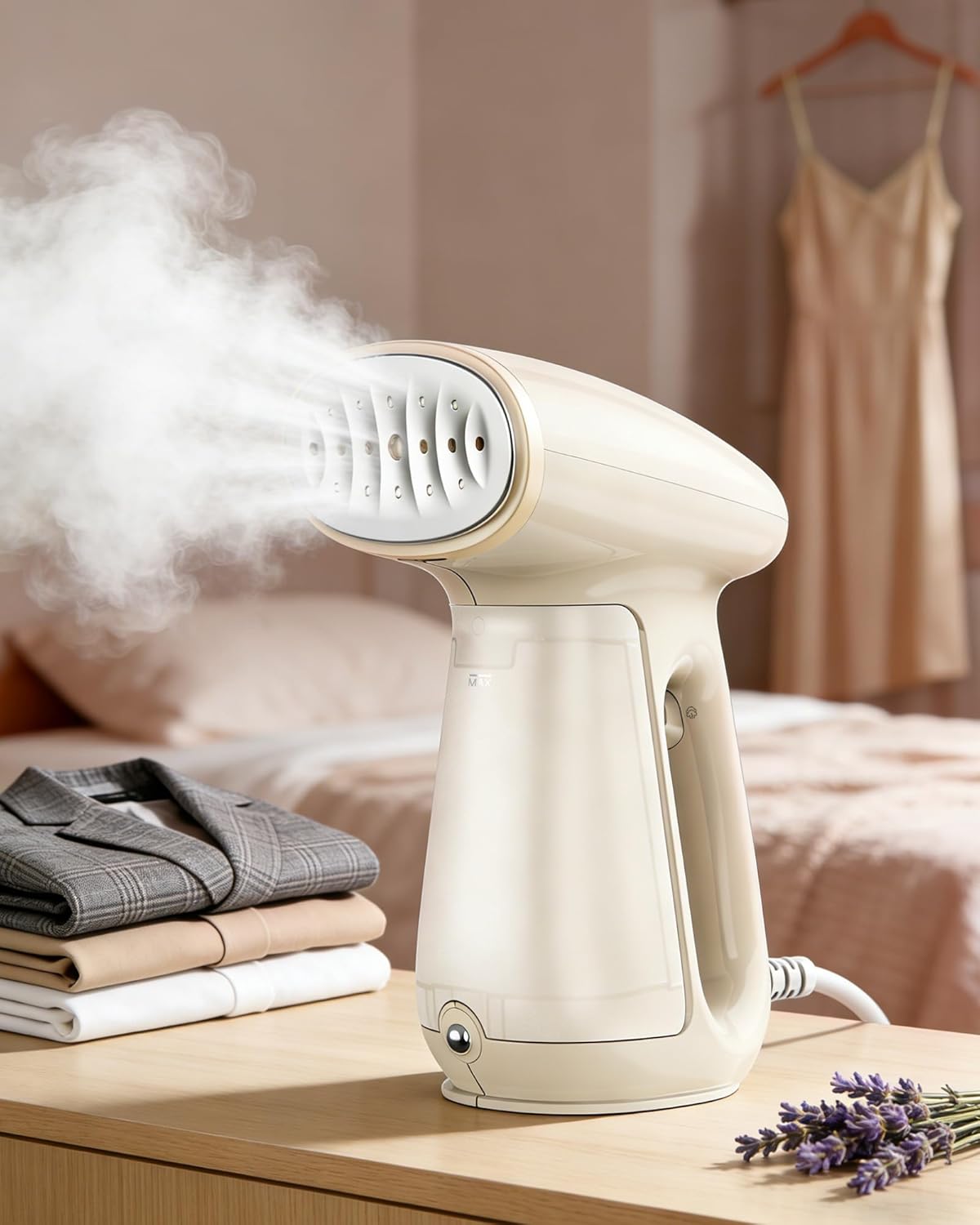 1300W Clothes Steamer, 25s Heat-Up, 230ml Tank - Feature highlight
