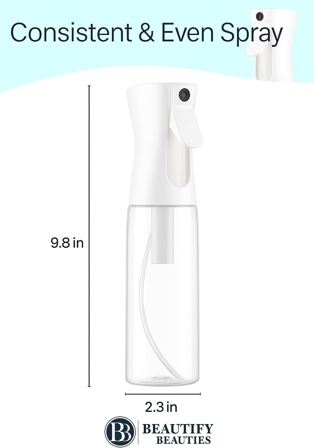 BeautifyBeauties Continuous Mister Spray Bottle - Packaging