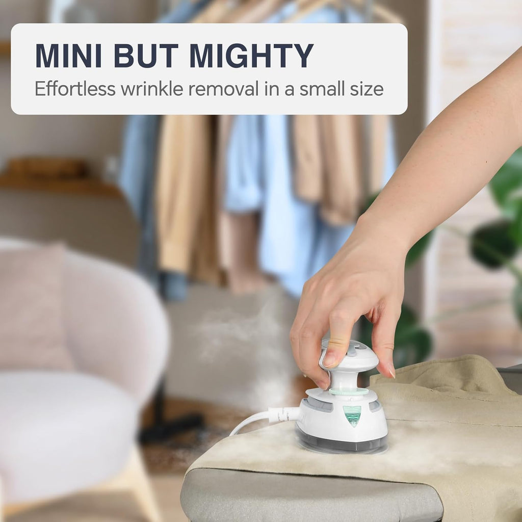 Beautural Mini Travel Steam Iron, Dual Voltage - Close-up