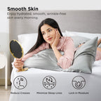 Bedsure Satin Pillowcase Set of 2, Queen - Alternate angle