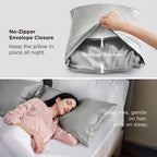 Bedsure Satin Pillowcase Set of 2, Queen - Size reference