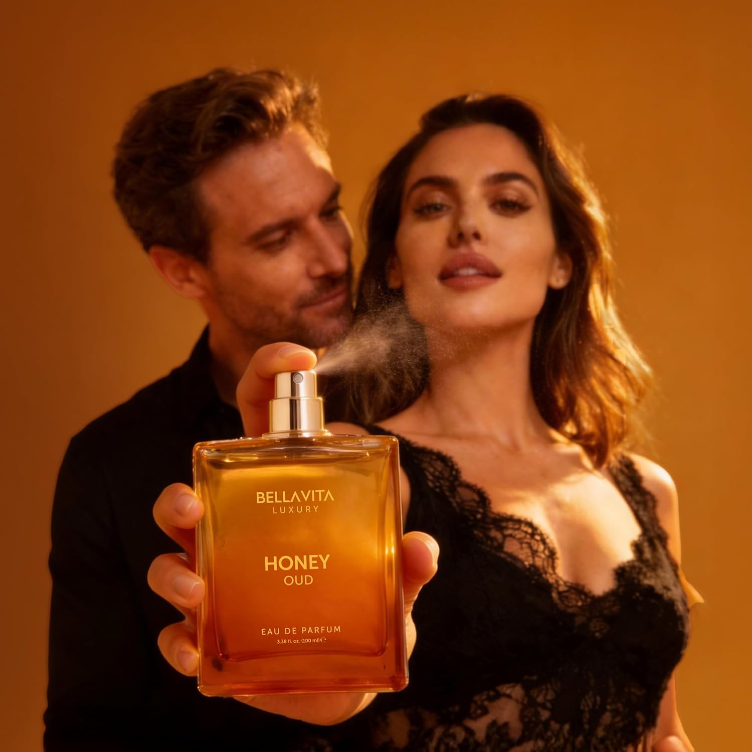 Bellavita Honey Oud Eau de Parfum, 100ml - Alternate angle