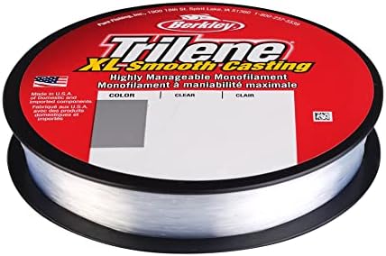 Berkley Trilene XL Monofilament Fishing Line - Size reference