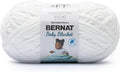 Bernat Baby Blanket BB White Yarn, 10.5 oz