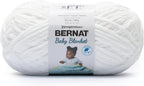 Bernat Baby Blanket BB White Yarn, 10.5 oz