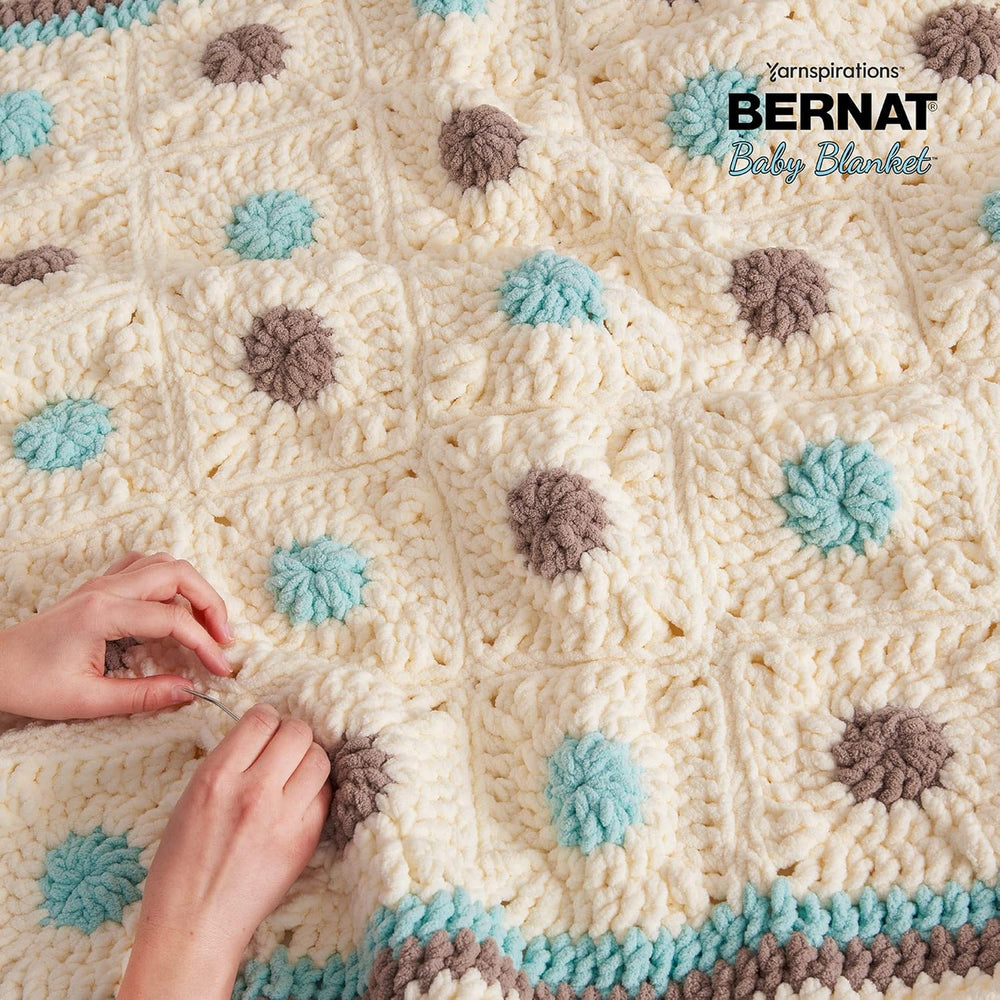 Bernat Baby Blanket BB White Yarn, 10.5 oz - Alternate angle