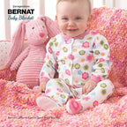 Bernat Baby Blanket BB White Yarn, 10.5 oz - Close-up