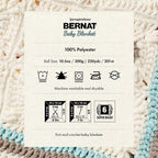 Bernat Baby Blanket BB White Yarn, 10.5 oz - Size reference